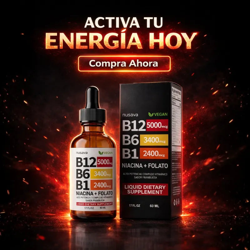 REACTIVA TU CUERPO Y MENTE - Lo Mejor del Complejo B en una Gota