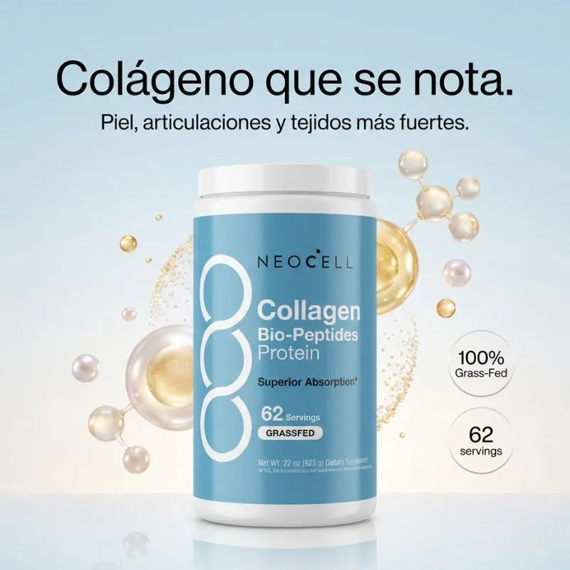 NeoCell Bio-Peptides: El Secreto de la Juventud para una Piel Radiante y Firme.