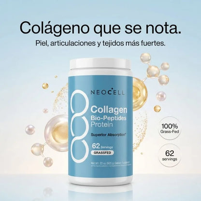 NeoCell Bio-Peptides: El Secreto de la Juventud para una Piel Radiante y Firme.