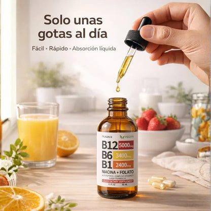 REACTIVA TU CUERPO Y MENTE - Lo Mejor del Complejo B en una Gota