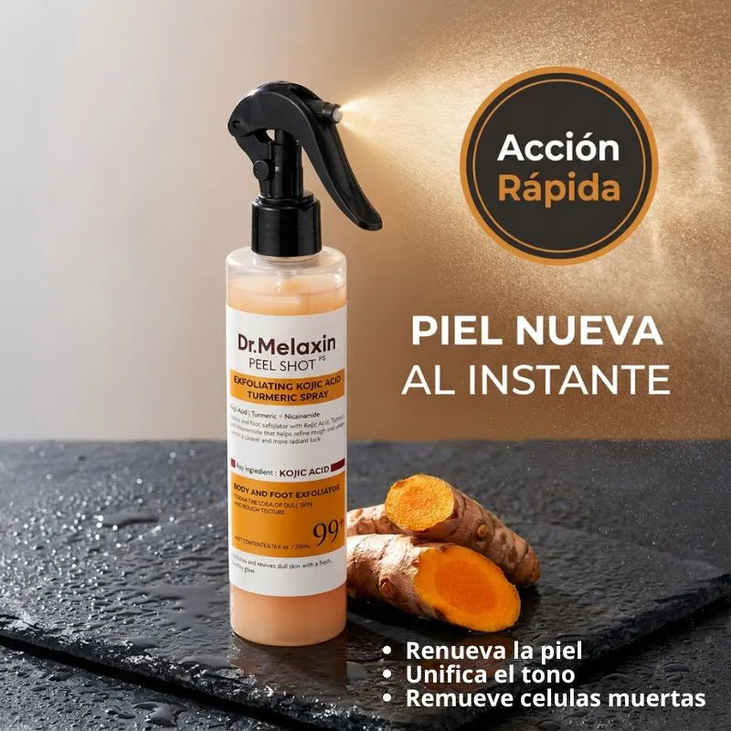 Renueva tu piel - Spray Exfoliante Dr. Melaxin