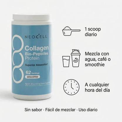 NeoCell Bio-Peptides: El Secreto de la Juventud para una Piel Radiante y Firme.
