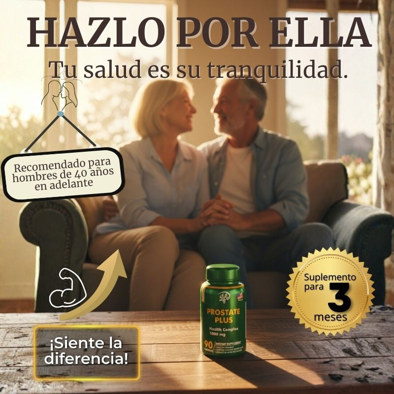 PROSTATE PLUS -Tu aliado natural para una próstata saludable
