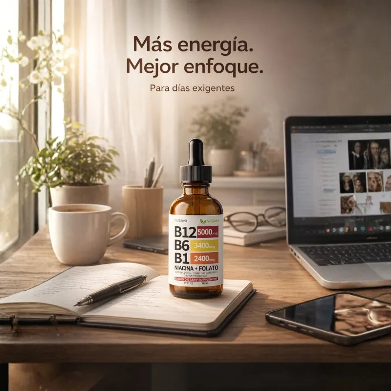REACTIVA TU CUERPO Y MENTE - Lo Mejor del Complejo B en una Gota