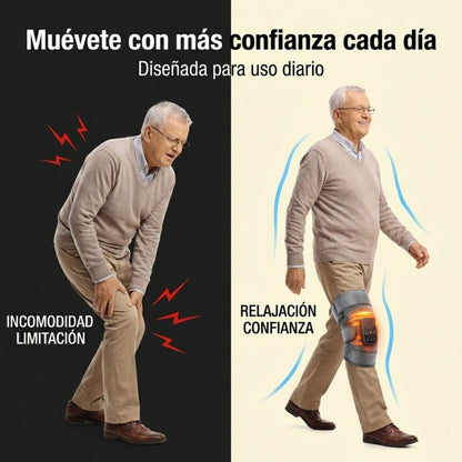 RODILLERA TERMICA MASAJEADORA - Alivia el dolor desde el primer uso.
