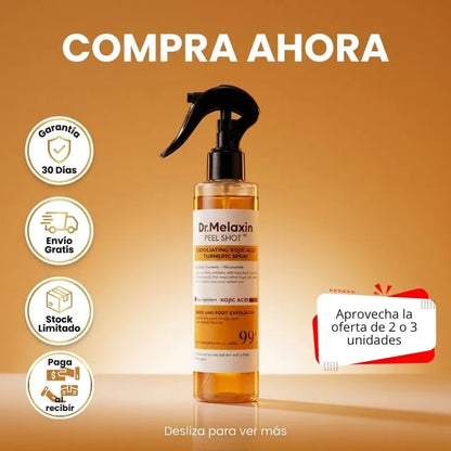 Renueva tu piel - Spray Exfoliante Dr. Melaxin