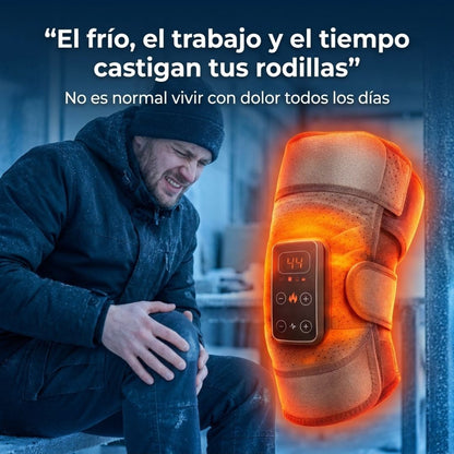 RODILLERA TERMICA MASAJEADORA - Alivia el dolor desde el primer uso.