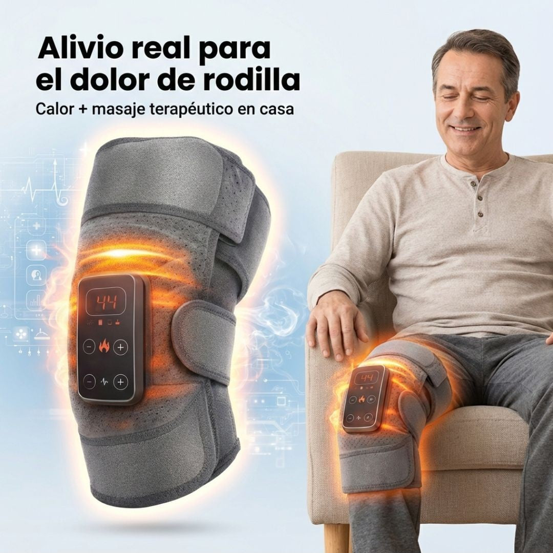 RODILLERA TERMICA MASAJEADORA - Alivia el dolor desde el primer uso.