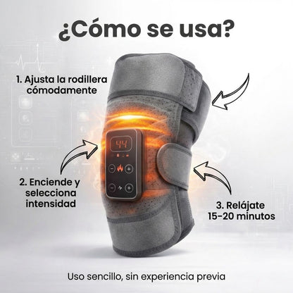 RODILLERA TERMICA MASAJEADORA - Alivia el dolor desde el primer uso.