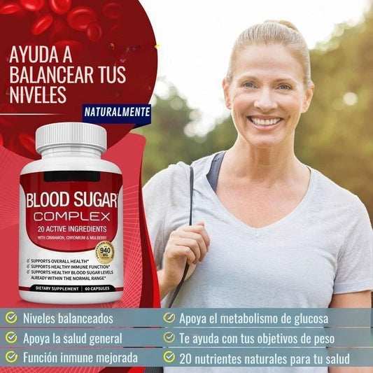 REGULA TU AZUCAR EN SANGRE - SUPLEMENTO NUTRICIONAL