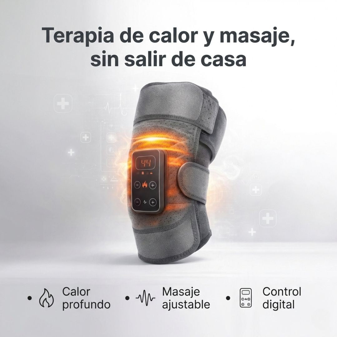 RODILLERA TERMICA MASAJEADORA - Alivia el dolor desde el primer uso.