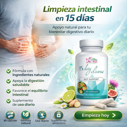 15 Days Cleanse Limpieza Intestinal y Bienestar Digestivo