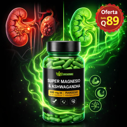 TRIPLE MAGNESIO + ASHWAGANDHA - Equilibrio para tu sistema nervioso.