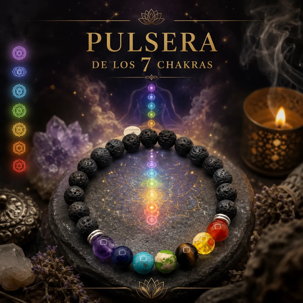 Pulsera de los 7 chakras