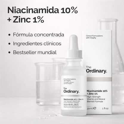 Piel sin imperfecciones con The Ordinary Niacinamide 10% + Zinc 1%