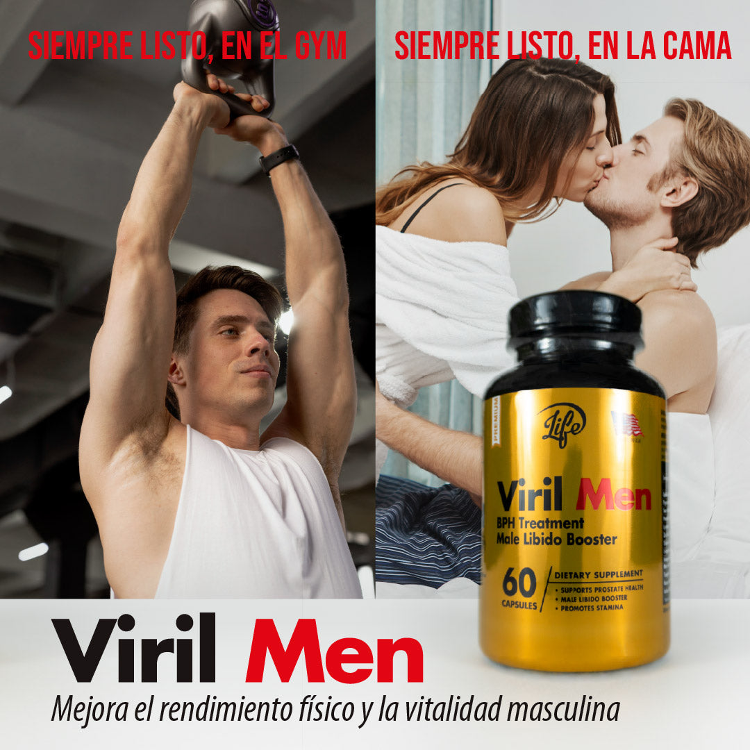 VIRIL MEN X 60 POTENCIA, DURACIÓN, CONTROL. TODO EN UNO