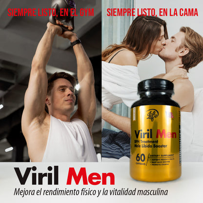 VIRIL MEN X 60 POTENCIA, DURACIÓN, CONTROL. TODO EN UNO