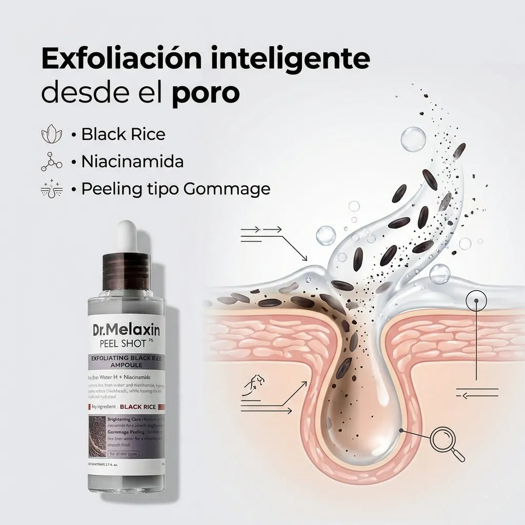 EXFOLIANTE BLACK RICE - Borra puntos negros y renueva tu piel