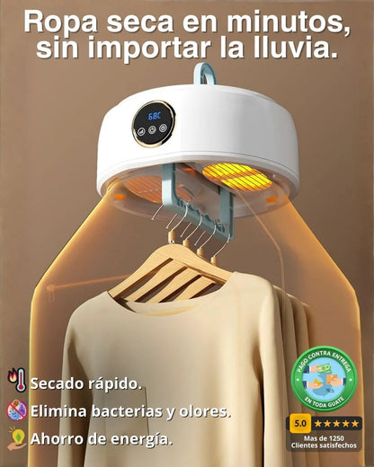 Seca la ropa en cualquier clima y lugar