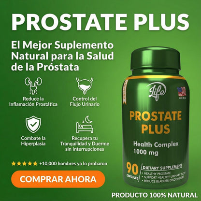 PROSTATE PLUS -Tu aliado natural para una próstata saludable