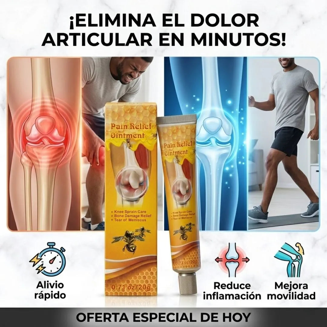 Crema para aliviar el dolor articular