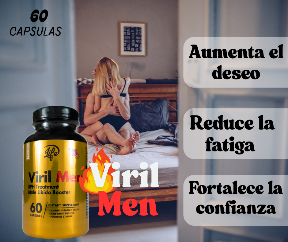 VIRIL MEN X 60 POTENCIA, DURACIÓN, CONTROL. TODO EN UNO