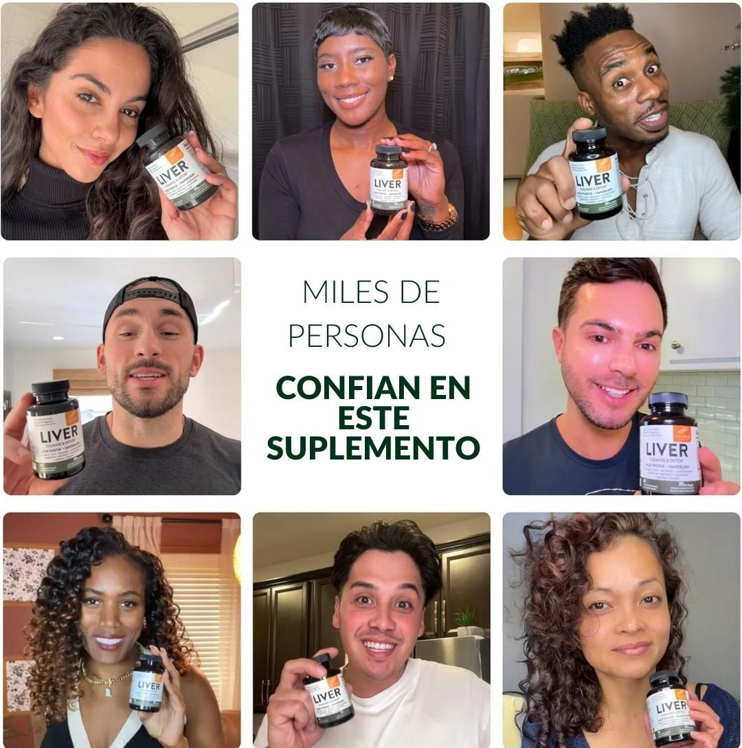 LIVER CLEANSE & DETOX X 70 cápsulas - Tratamiento desintoxicante para el Hígado.