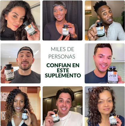 LIVER CLEANSE & DETOX X 70 cápsulas - Tratamiento desintoxicante para el Hígado.